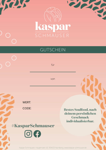 Restaurant-Gutschein für Kaspar Schmauser