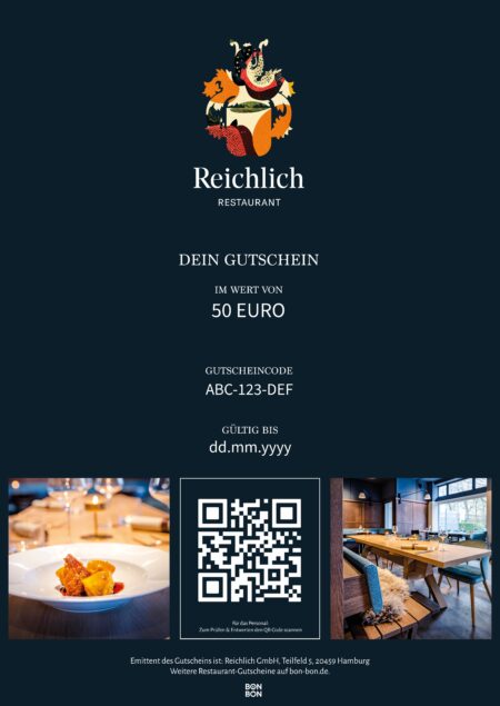 Restaurant-Gutschein für Reichlich