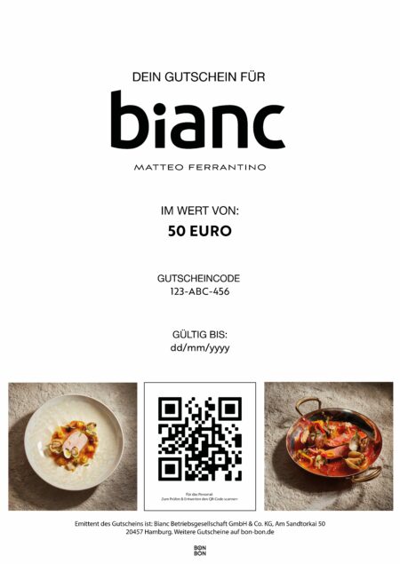 Restaurant-Gutschein für bianc