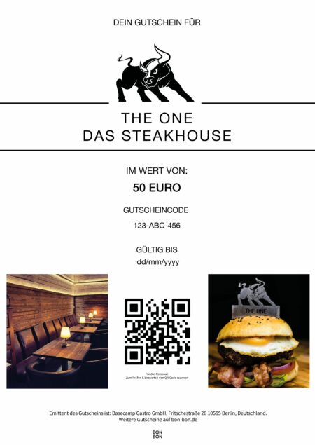 Restaurant-Gutschein für The One Das Steakhouse