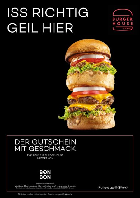 Restaurant-Gutschein für BURGERHOUSE