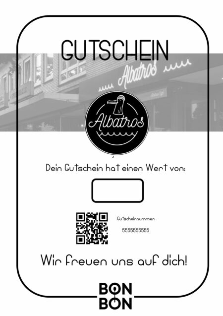 Restaurant-Gutschein für Café Albatros