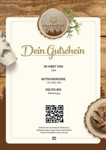 Restaurant-Gutschein für Malepartus