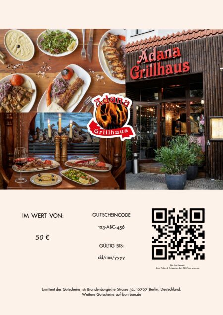 Restaurant-Gutschein für Adana Grillhaus Ku’damm