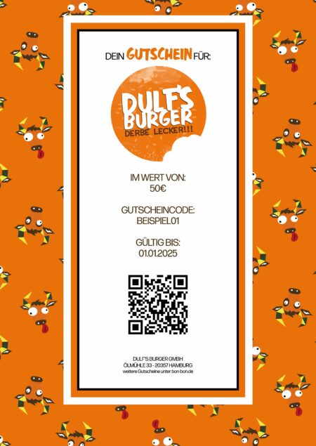 Restaurant-Gutschein für Dulf’s Burger