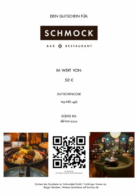 Restaurant-Gutschein für Schmock