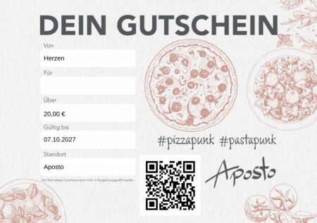 Restaurant-Gutschein für Aposto Aalen