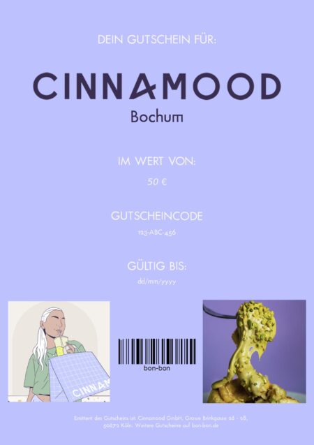 Restaurant-Gutschein für Cinnamood Bochum